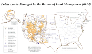 Today, the BLM administers 264 million acres of public lands located primarily in the 12 Western States, including Alaska. The agency manages in addition 300 million acres of subsurface mineral estate located throughout the country. The Montana State Office has jurisdiction over BLM-managed land in North and South Dakota. The New Mexico State Office has jurisdiction over the BLM-managed land in Oklahoma, Kansas, and Texas.  The Oregon State Office has Jurisdiction over BLM-managed land in the State of Washington. The Wyoming State Office has jurisdiction over BLM-managed land in Nebraska. In the Eastern United States, the BLM manages 39.7 million acres of subsurface mineral estate and 30,000 acres of surface, mostly small isolated parcels scattered throughout 31 States. Eastern States are administered by the Eastern States Office in Springfield, VA.