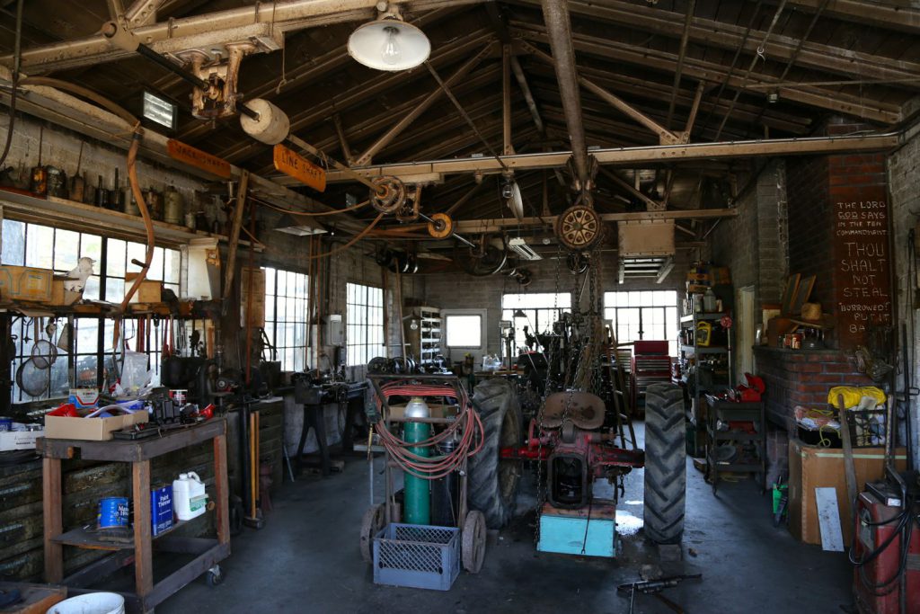 The Hathaway machine shop was a novelty in its day and location. 