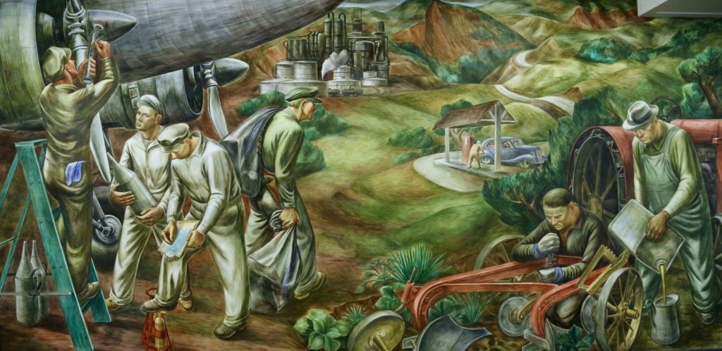 Work of the Petroleum Division of the Bureau of Mines Edgar Britton Buon Fresco, 1939